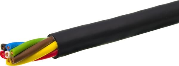 Przewód elektryczny YLY-S, 6 x 1 mm 2 + 1 x 1,5 mm 2