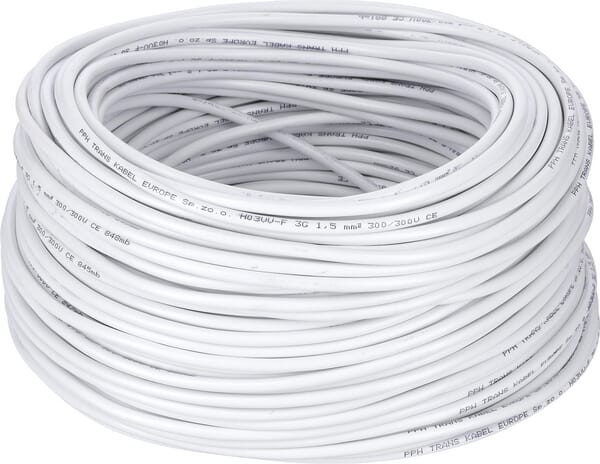 Przewód elektryczny OMY, 3x1.5 mm 300/500 V