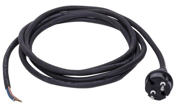 Przewód wymienny neoprenowy z wtyczką, 3 m 2 x 1.5 mm²