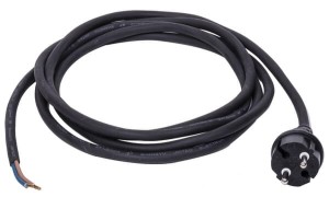 Przewód wymienny neoprenowy z wtyczką, 3 m 2 x 1.5 mm²