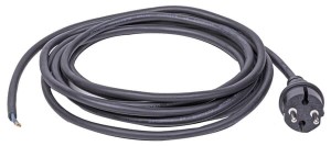 Przewód wymienny neoprenowy z wtyczką, 10 m 2x1.5 mm²