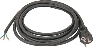 Przewód wymienny neoprenowy z wtyczką, 5 m 3 x 1.5 mm²