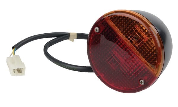 Lampa tylna zespolona, okrągła, Ø 115 mm z wtyczką AMP Cobo