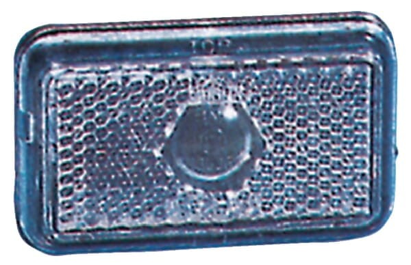 Lampa obrysowa prostokątna 12/24V biała przykręcana 74x22.5x45 mm Jokon