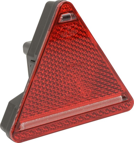 Lampa tylna zespolona LED, prawa, trójkątna, 12/24V pomarańczowa/czerwona, przykręcana Waś