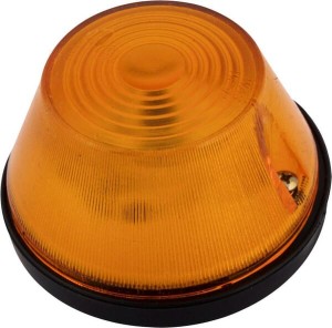 Lampa obrysowa okrągła, 12/24V pomarańczowa, przykręcana Waś