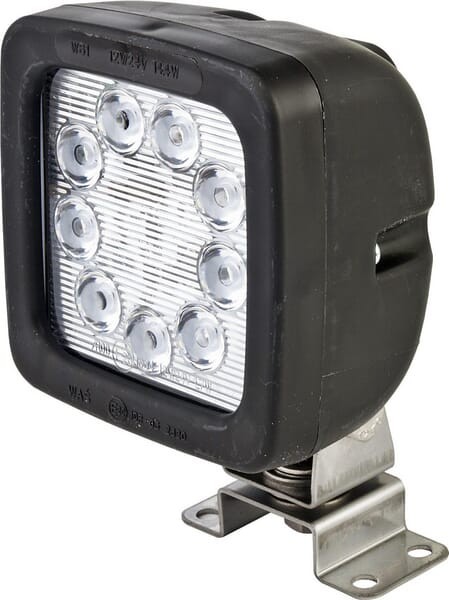Lampa cofania LED, 1300 lm kwadratowa, 12/35V przezroczysta przykręcana 9 LED Waś