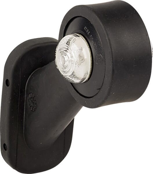 Lampa obrysowa LED, prawa, 12/24V przezroczysta, przykręcana Waś