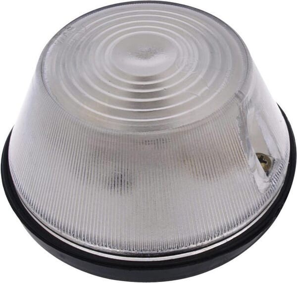 Lampa obrysowa okrągła, 12/24V, biała, przykręcana Waś