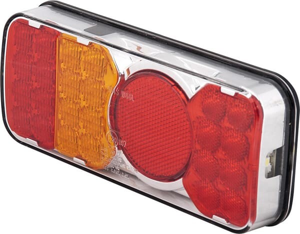 Lampa tylna zespolona, diodowa, lewa W66L 12/24V NR 312KR