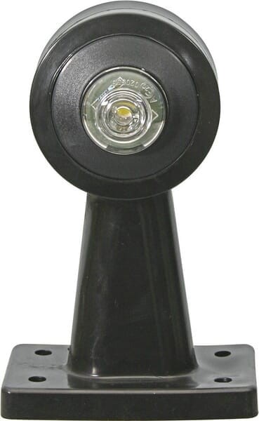 Lampa obrysowa LED, prawa, 12/24V czerwona/przezroczysta, przykręcana Waś