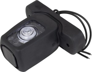 Lampa obrysowa LED, 12/24V przezroczysta, przykręcana Waś