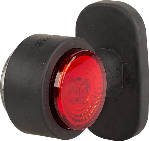 Lampa obrysowa LED, okrągła, 12/24V przykręcana Waś