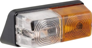 Lampa kierunkowskazu i postoju, prawa, przednia, prostokątna, przykręcana Promot