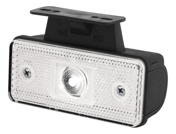 Lampa pozycyjna/obrysowa LED, 105KZ przednia biała 12/24V