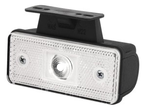 Lampa pozycyjna/obrysowa LED, 105KZ przednia biała 12/24V