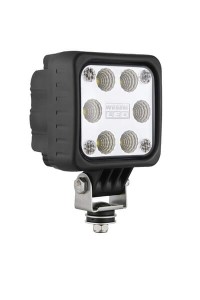Lampa robocza LED, kwadratowa, 22W 1500 lm 12/24V przezroczysta, przykręcana 6 LED Wesem