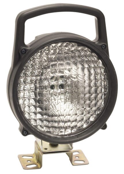 Lampa robocza, okrągła, 12/24V przezroczysta przykręcana Wesem