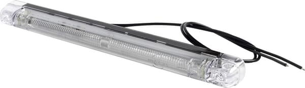 Lampa obrysowa LED, prostokątna, 12/24V przezroczysta, przykręcana Waś