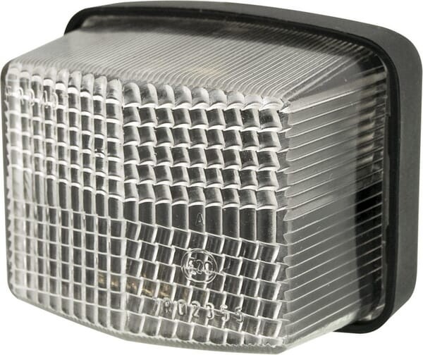 Lampa obrysowa kwadratowa, 12/24V biała, przykręcana Promot