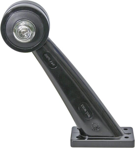 Lampa obrysowa LED, prawa, 12/24V czerwona/przezroczysta, przykręcana Waś