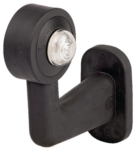 Lampa obrysowa LED, prawa, 12/24V biała, przykręcana Waś
