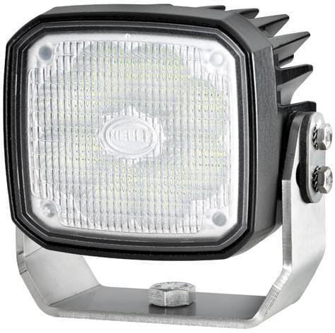 Lampa robocza LED, kwadratowa, 4000 lm 12/24V z wtyczką Detusch, 8 LED Hella