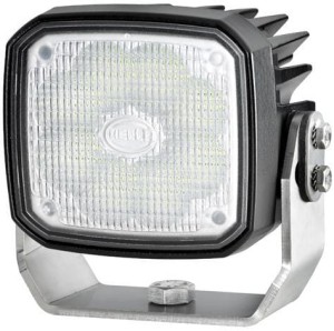 Lampa robocza LED, kwadratowa, 4000 lm 12/24V z wtyczką Detusch, 8 LED Hella