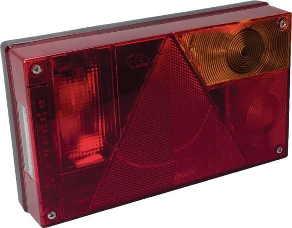 Lampa tylna zespolona, prostokątna prawa 12V przykręcana Multipoint Aspöck