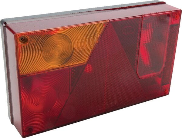 Lampa tylna zespolona, prostokątna lewa 12V przykręcana Multipoint Aspöck