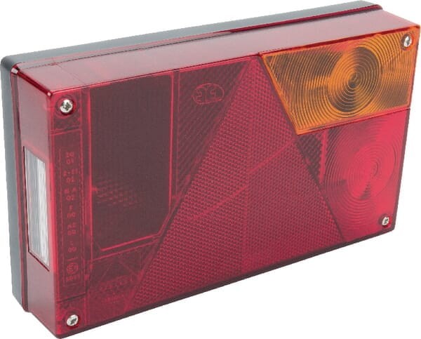 Lampa tylna zespolona, prostokątna prawa 12V przykręcana Multipoint Aspöck