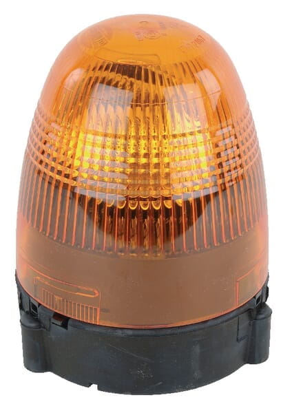 Lampa błyskowa halogenowa, obrotowa, 24V, pomarańczowa, przykręcana, Ø 130 mm x 174 mm, Rotafix Hella