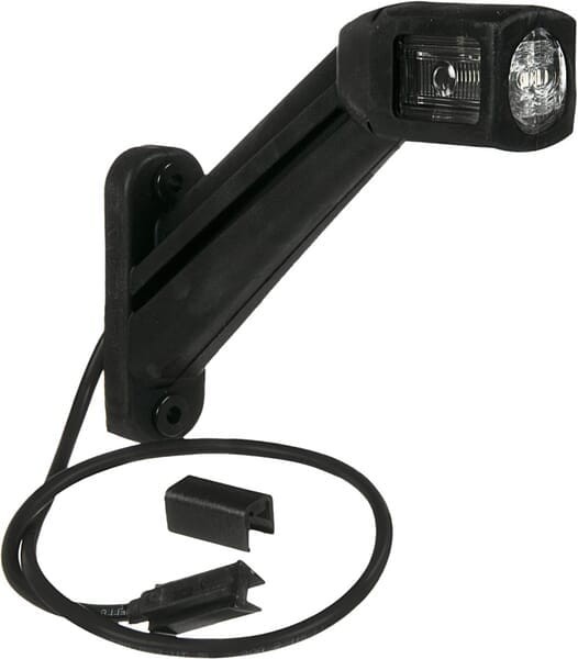 Lampa obrysowa LED, 1.50W 24/12V prawa przykręcana 178x164 mm Quick-link 4 LED Hella