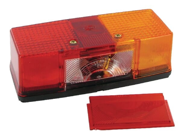 Lampa tylna zespolona, 12/24V prostokątna przykręcana, prawa Hella