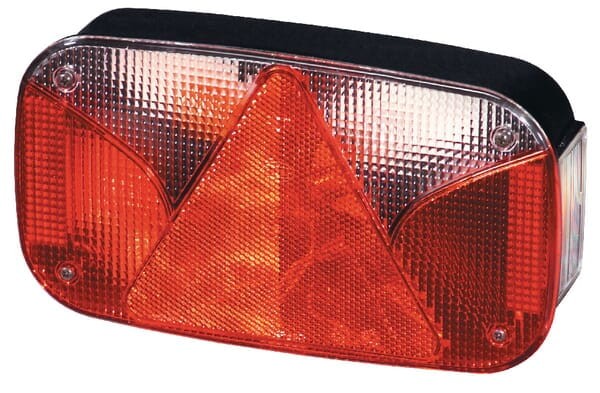 Lampa tylna zespolona prawa prostokątna, 12V przykręcana Hella