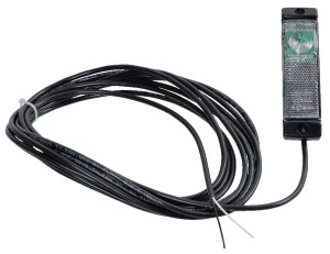 Lampa obrysowa LED, 1.20W prostokątna, 24V biała, przykręcana 1 LED Hella