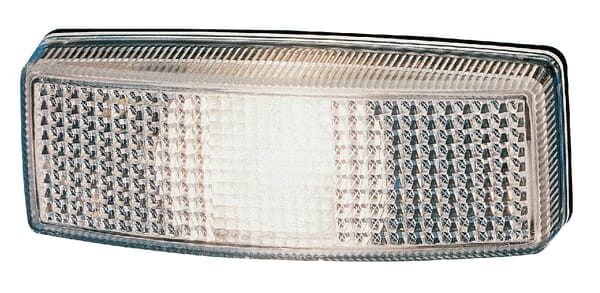 Lampa obrysowa 5W, prostokątna 12V biała przykręcana, 110x25x40 mm Hella