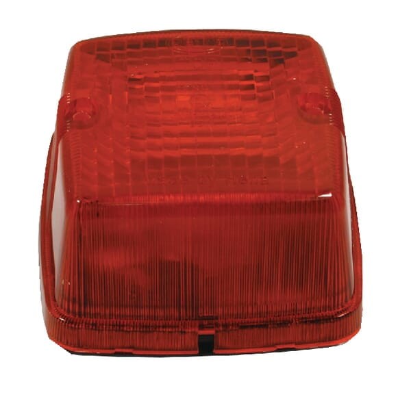 Lampa tylna, kwadratowa 12/24V czerwona przykręcana 84x51x84 mm Hella