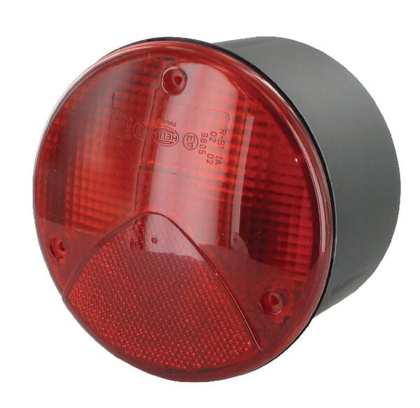 Lampa stop, prostokątna, 12/24V czerwona, przykręcana Hella