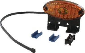 Lampa obrysowa LED, owalna 12V pomarańczowa przykręcana Aspöck