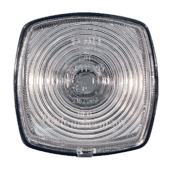 Lampa obrysowa 5W kwadratowa 12V przezroczysta przykręcana 62x40x62 mm Hella