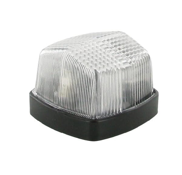 Lampa obrysowa 5W kwadratowa 12V przezroczysta/biała przykręcana 62x42x62 mm Hella