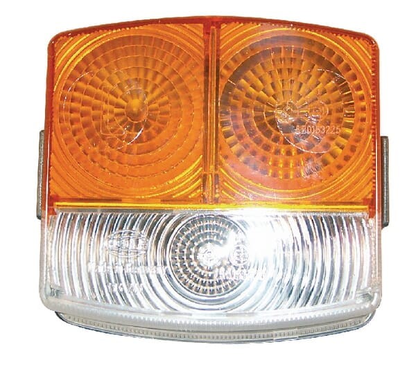Lampa kierunkowskazu i postoju, prawa 21/10W kwadratowa, 12V przykręcana Hella