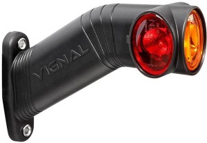 Lampa obrysowa przednio-tylna LED AMP, prawa