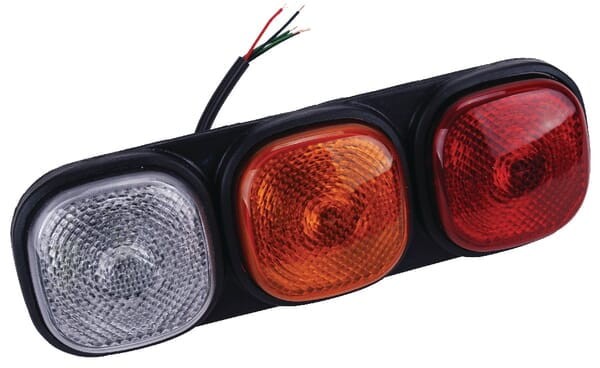 Lampa tylna zespolona, prostokątna 12/24V przykręcana Britax