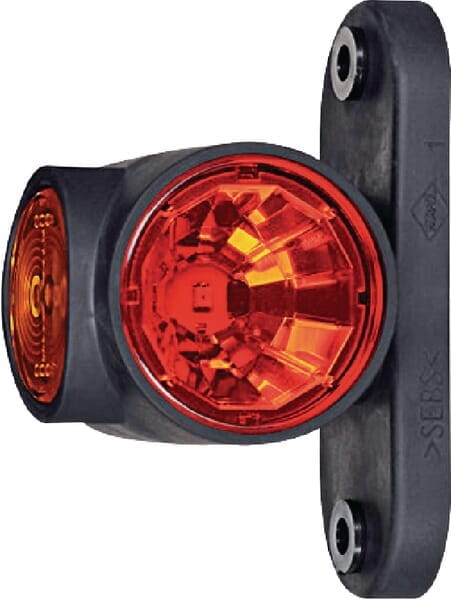 Lampa obrysowa przednio-tylna i pozycyjna boczna LED, 12/24V z przewodem 5m