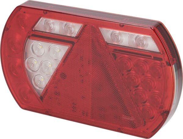 Lampa tylna zespolona LED, lewa 12V 236x140x24.3 mm Bayonet 6-pin Kramp