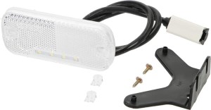 Lampa obrysowa LED, prostokątna, 12/24V z wtyczką Jaeger Kramp