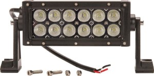 Lampa robocza długa LED, 36W, 3060lm, prostokątna,12/24V z przewodem, światło któtkie rozproszone, 12 LED Kramp