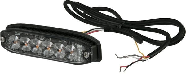 Lampa ostrzegawcza, bursztynowa, 6 LED, TA2